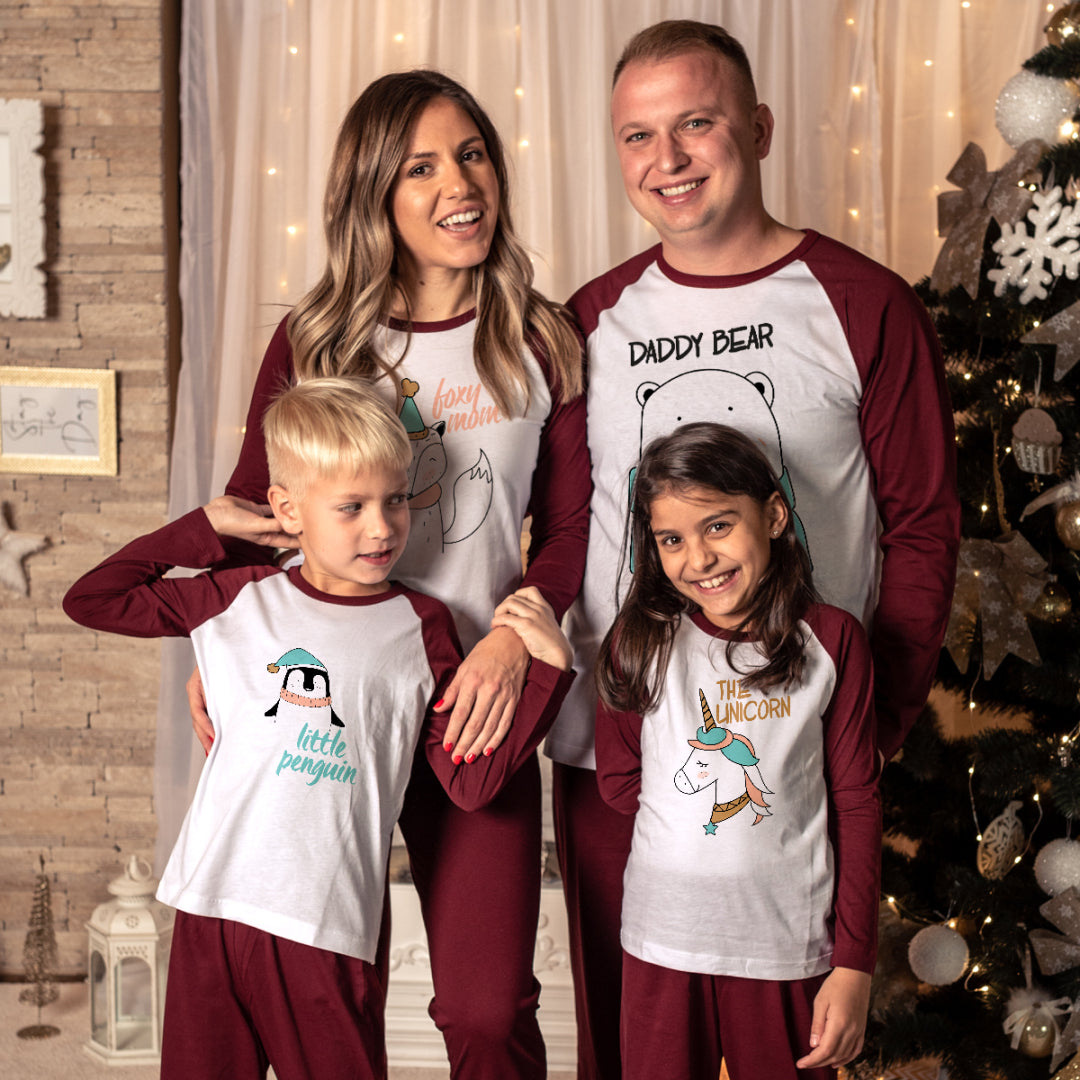 Pijamale personalizate familie