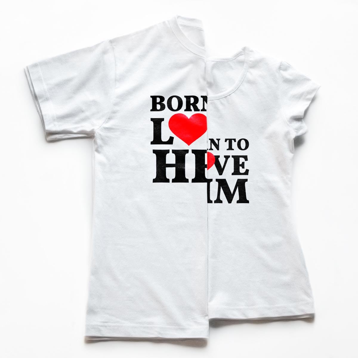 Tricouri cupluri - Born to love 1