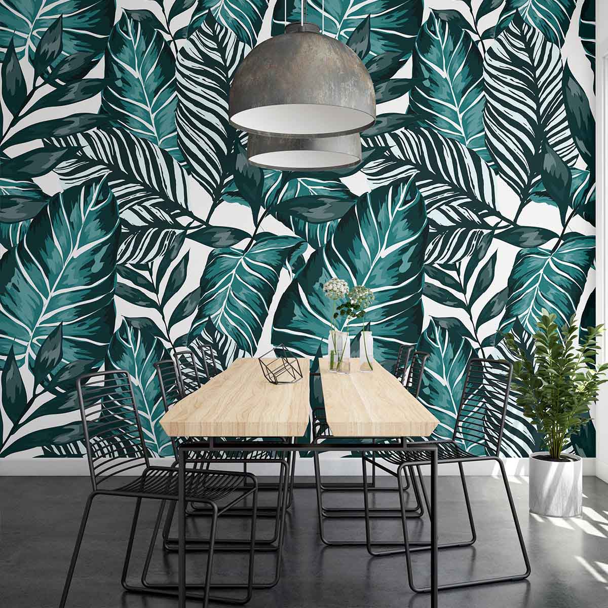 Fototapet Frunze Aquarel 6