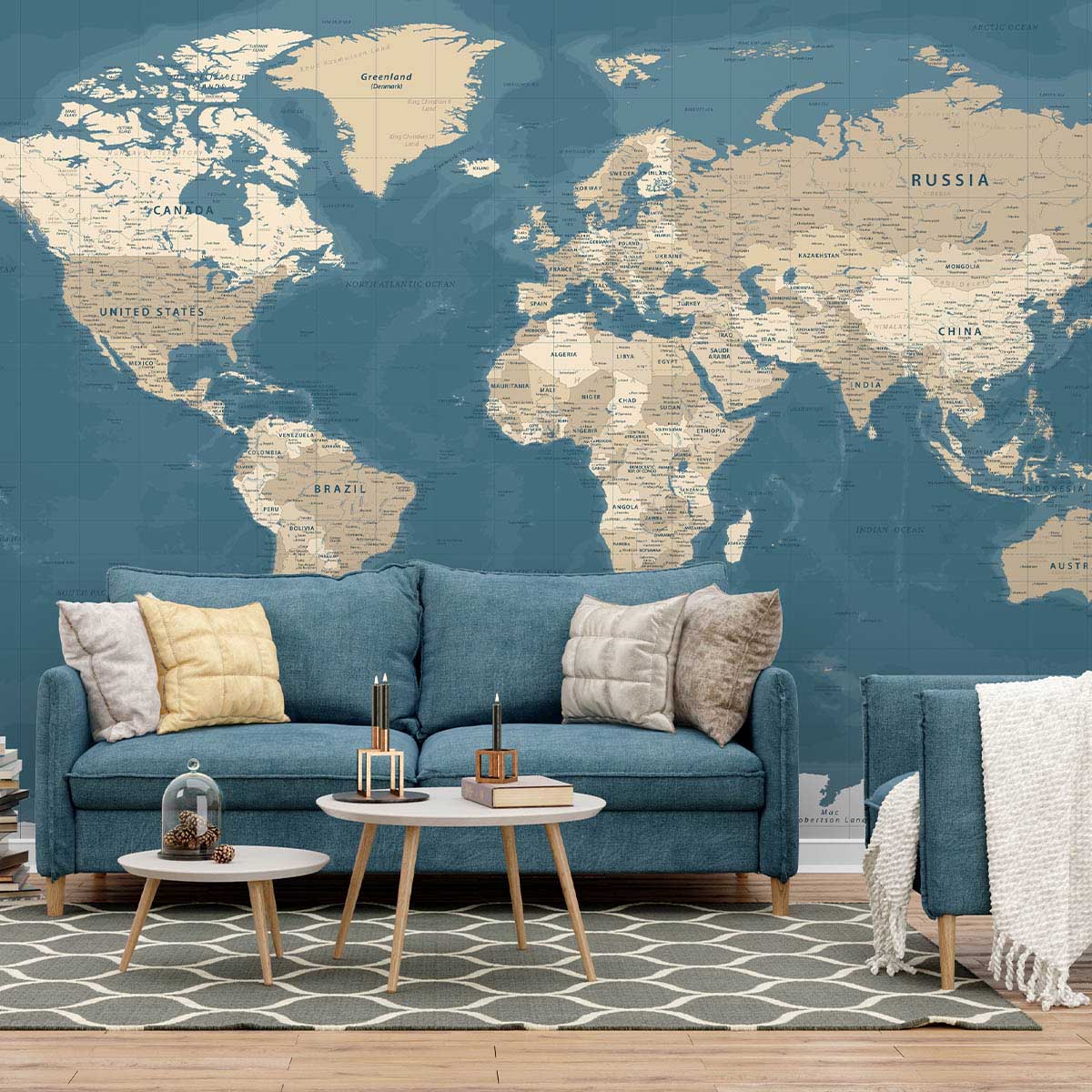 Fototapet Harta Lumii 3