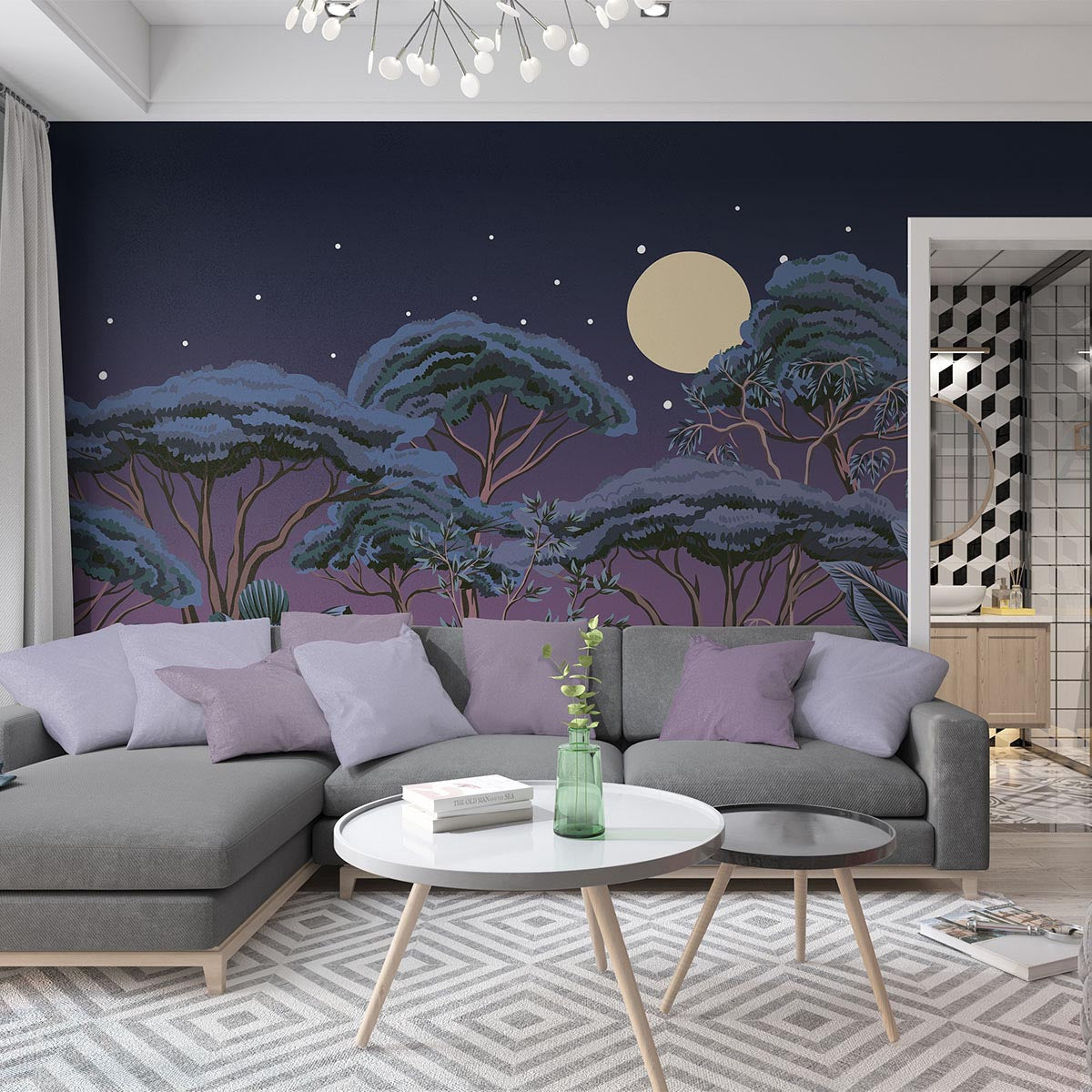 Fototapet Safari Night 5