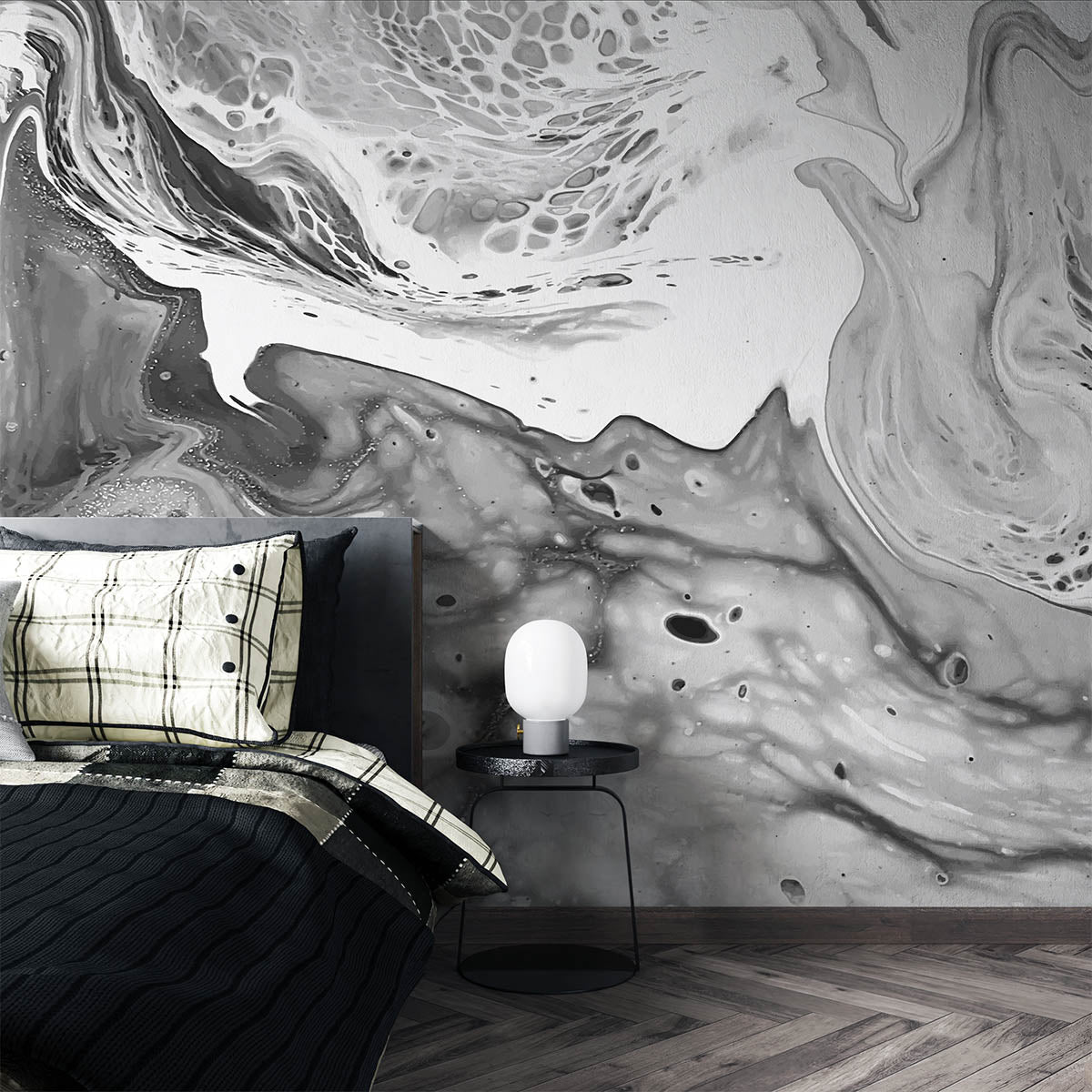 Fototapet Valuri in ulei 6