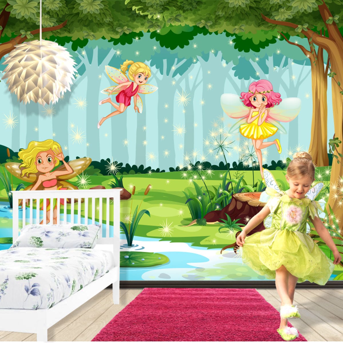 Fototapet Zane in padure 1