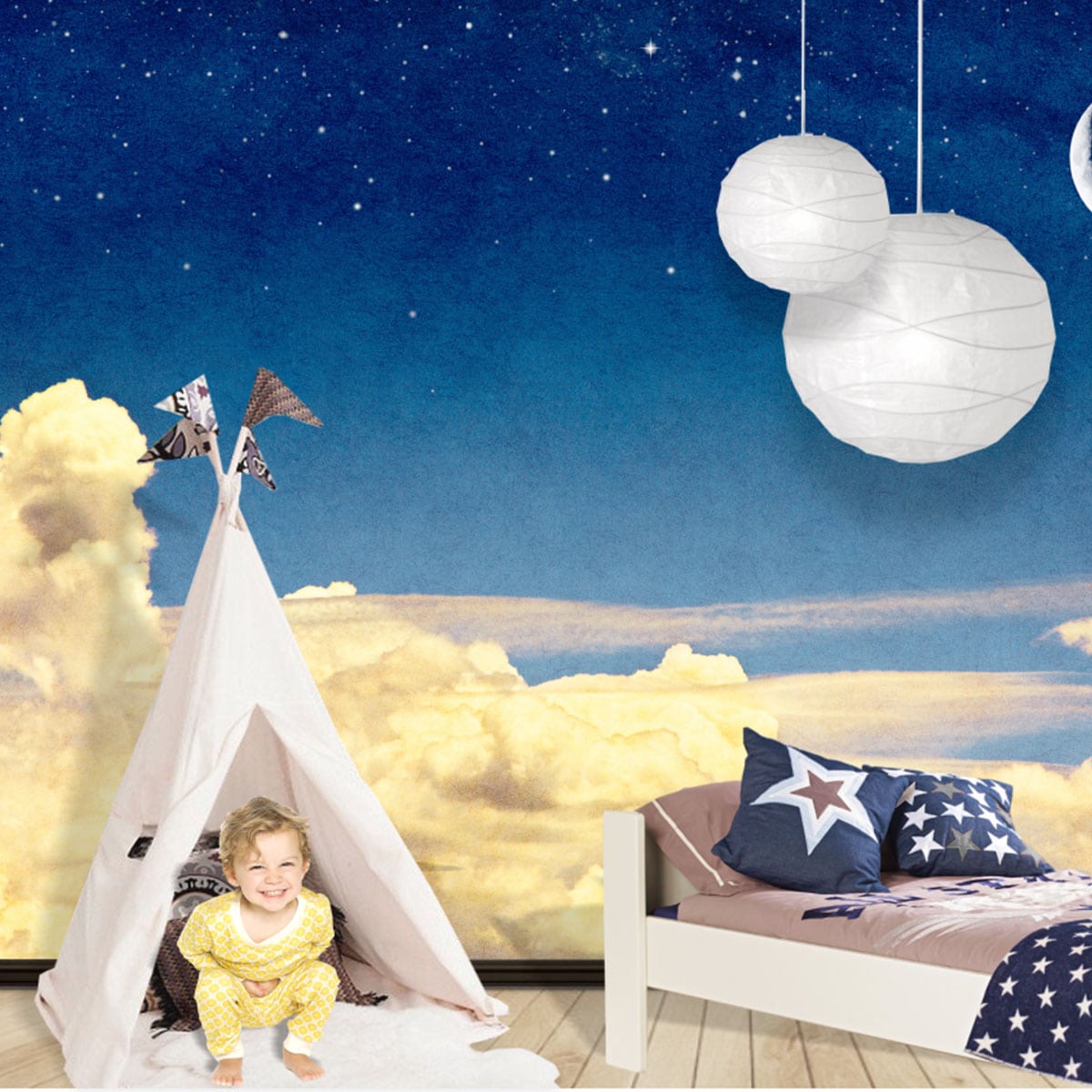 Fototapet copii Dream on the Clouds 1