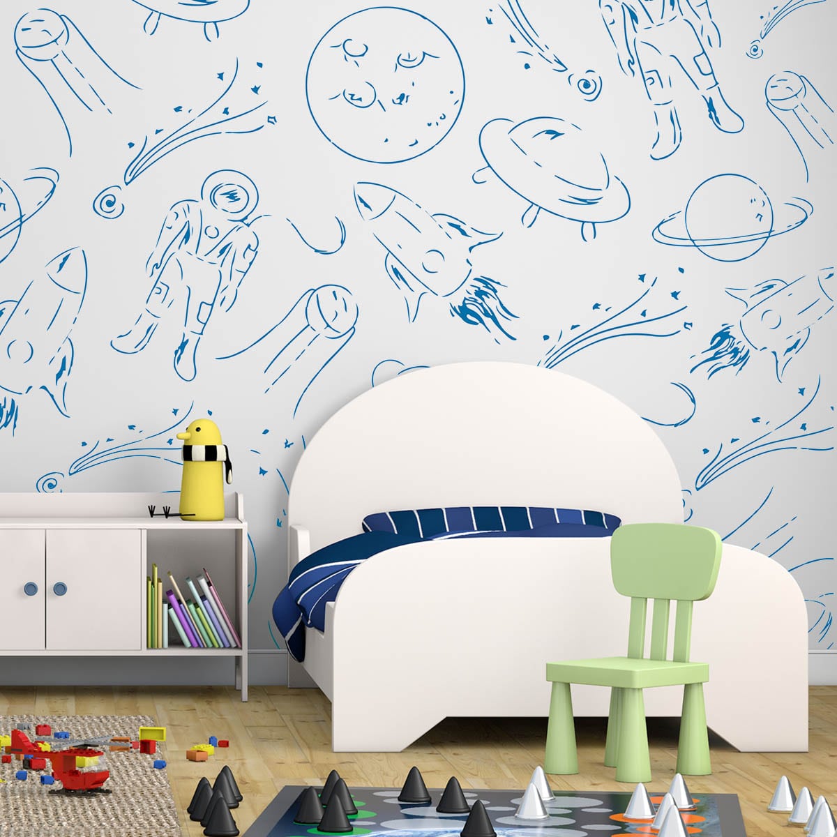 Fototapet copii In spatiu