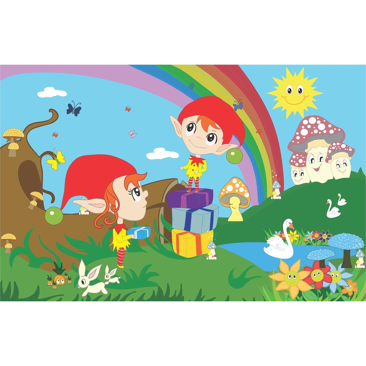 Fototapet copii Spiridusi 1