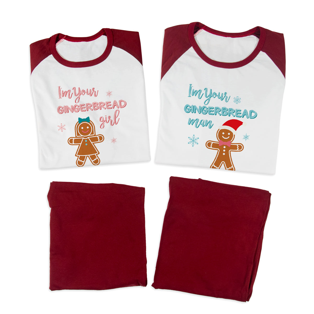 Pijamale Personalizate Cupluri Gingerbread Couple