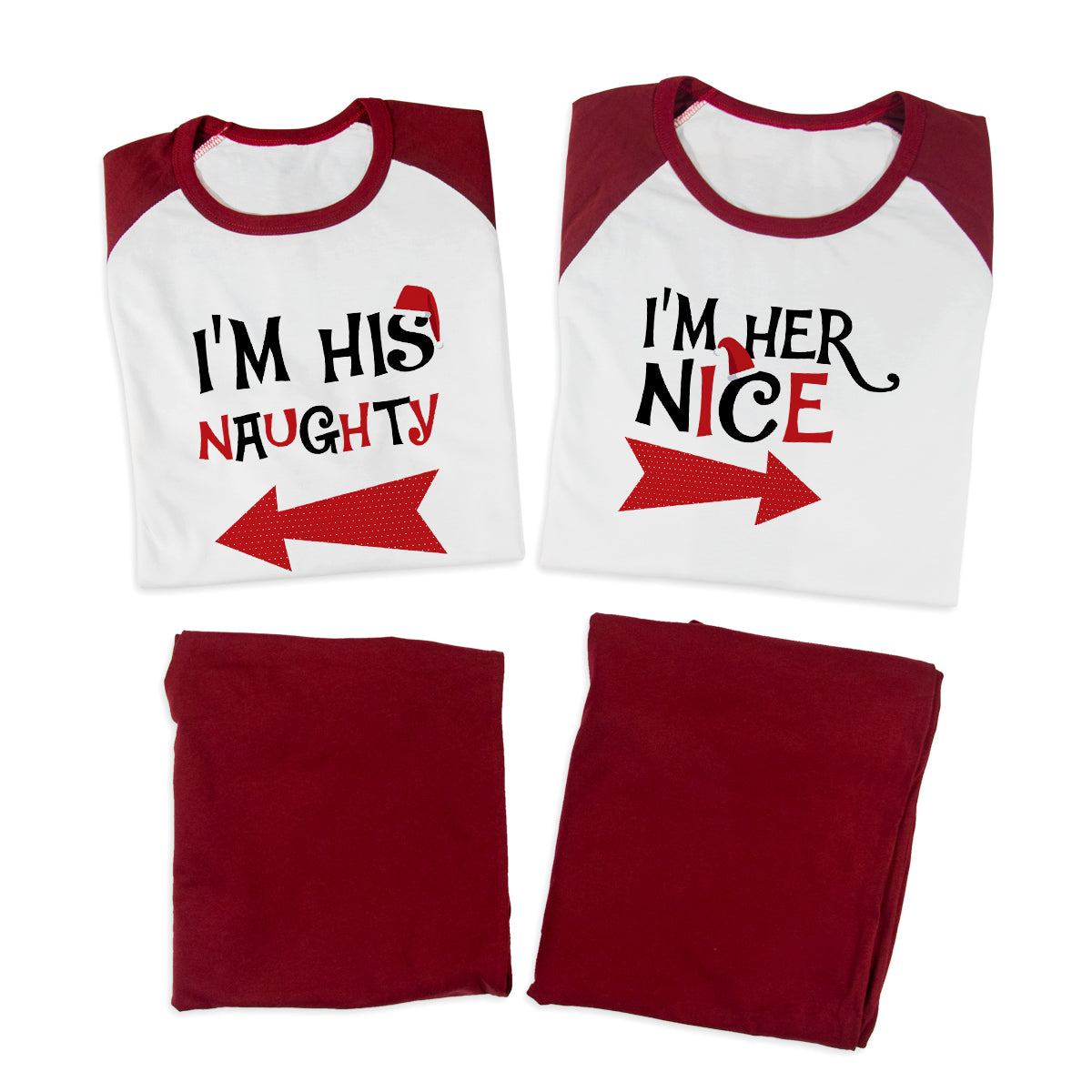 Pijamale Personalizate Cupluri Nice and Naughty