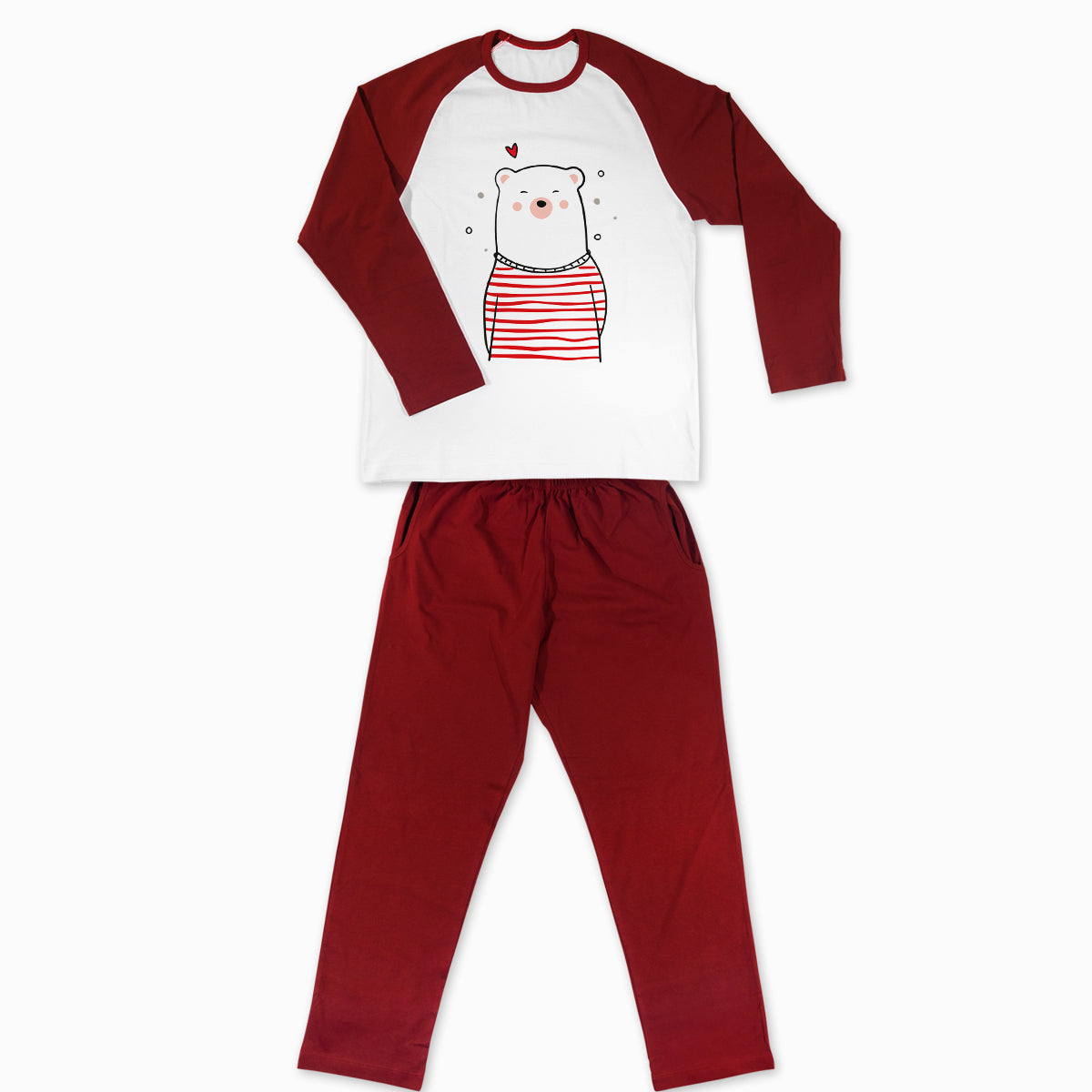Pijamale Personalizate Cupluri Polar Bear Love