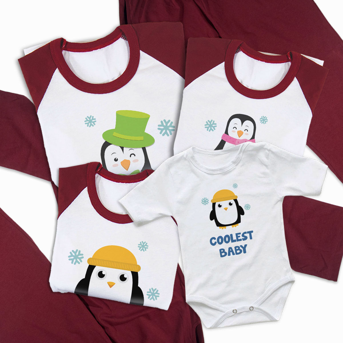 Pijamale Personalizate Familie Arctic Family 2 2