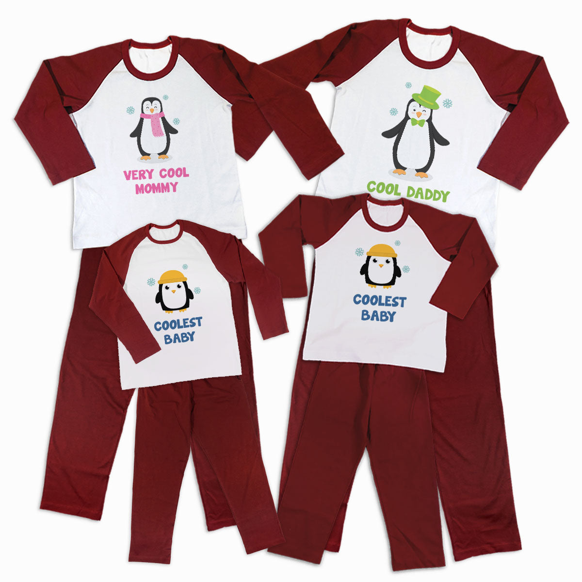 Pijamale Personalizate Familie Arctic Family 3 1