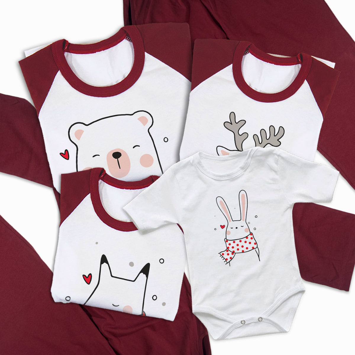Pijamale Personalizate Familie Polar Family 5