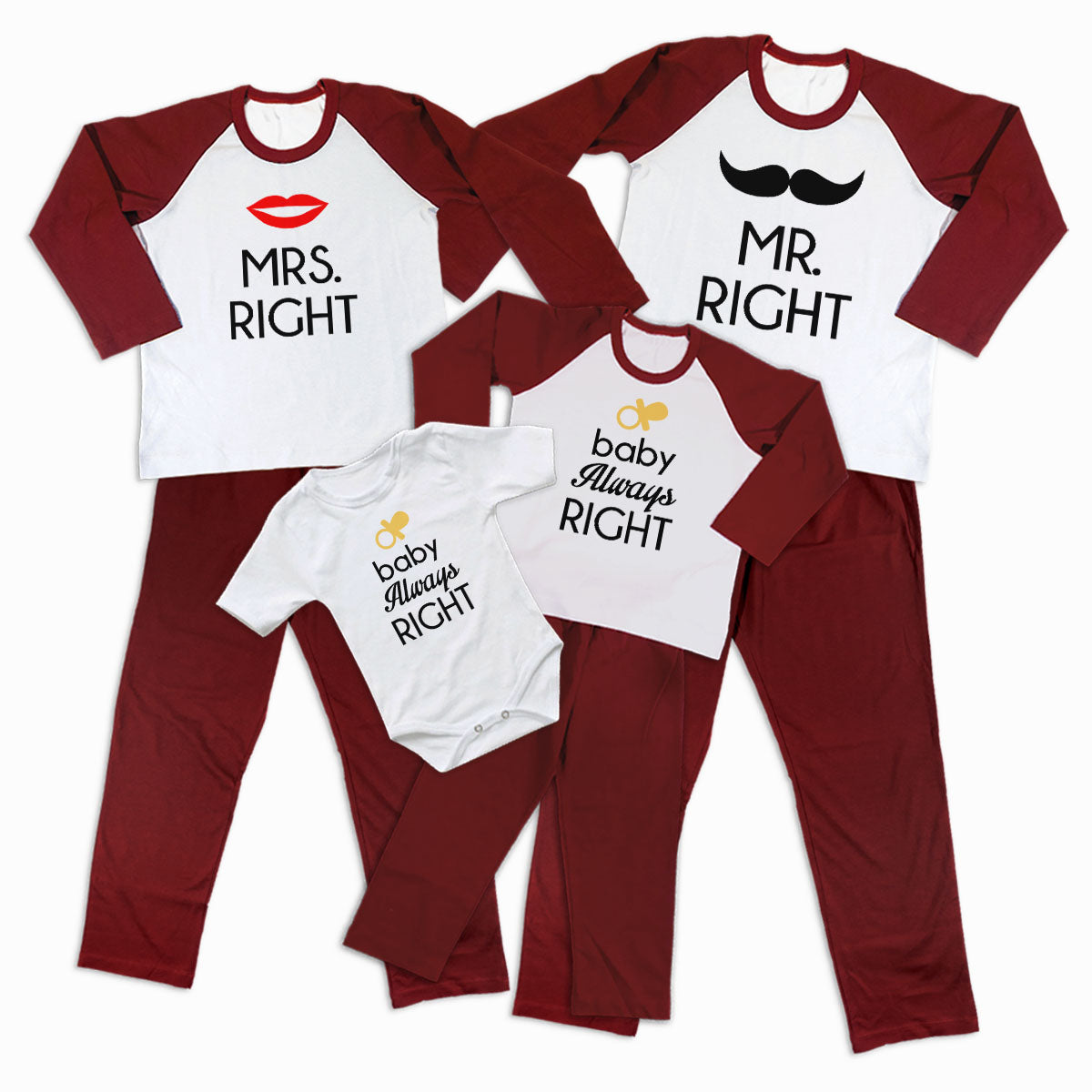 Pijamale Personalizate Familie Right Family 2 1