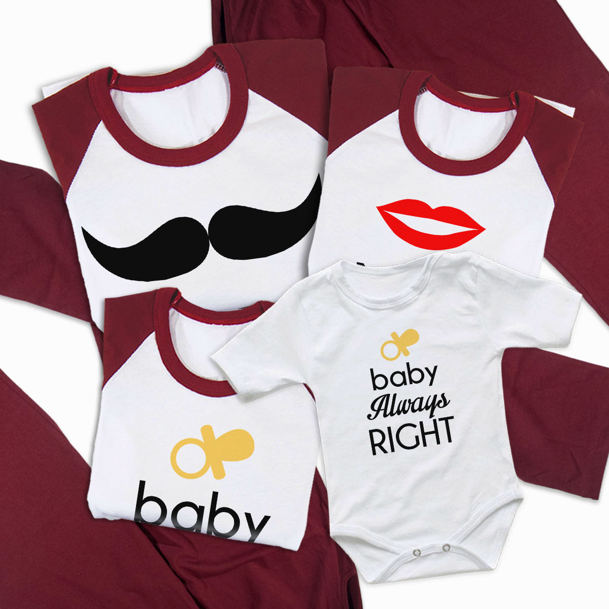 Pijamale Personalizate Familie Right Family 2 2