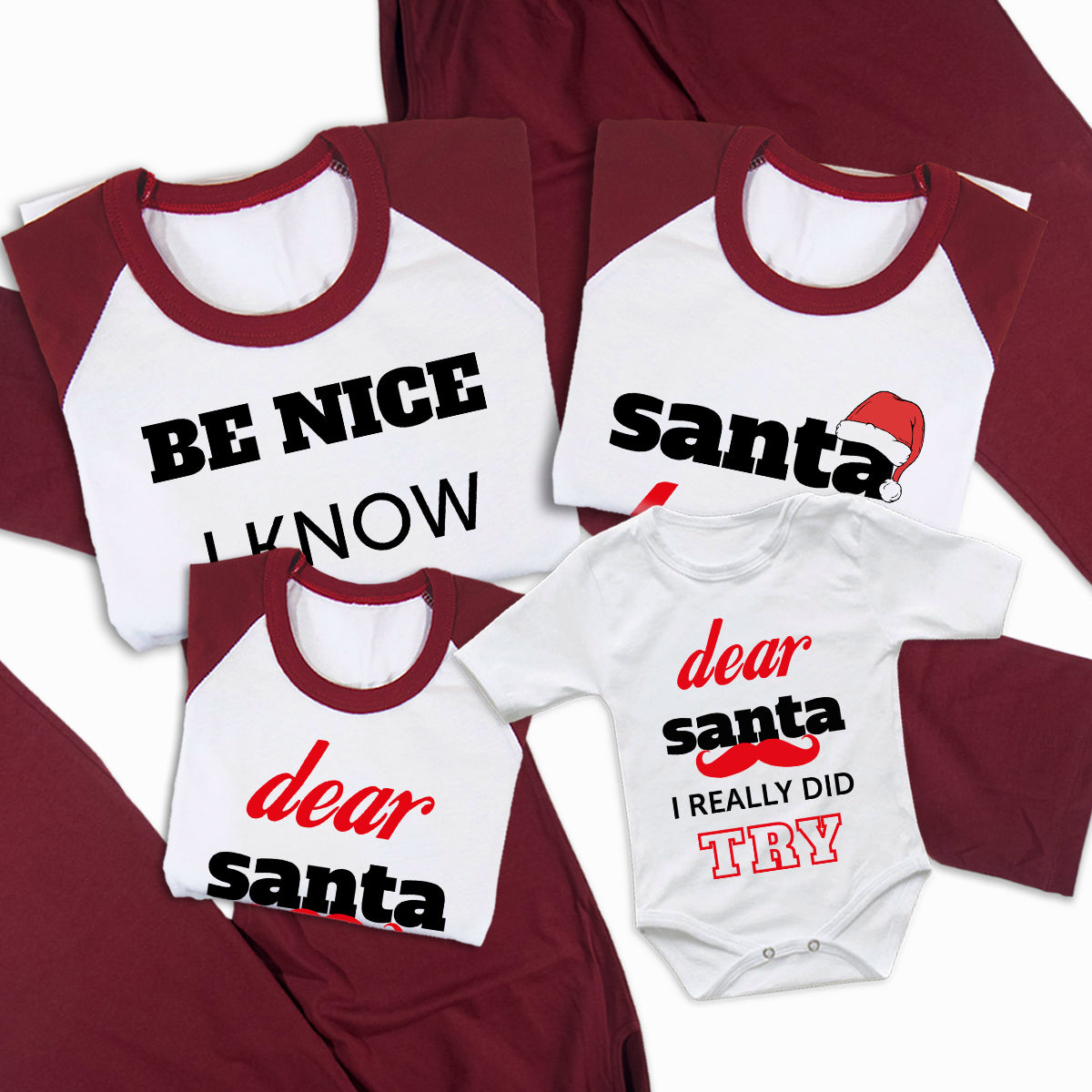 Pijamale Personalizate Familie Santa Family 2