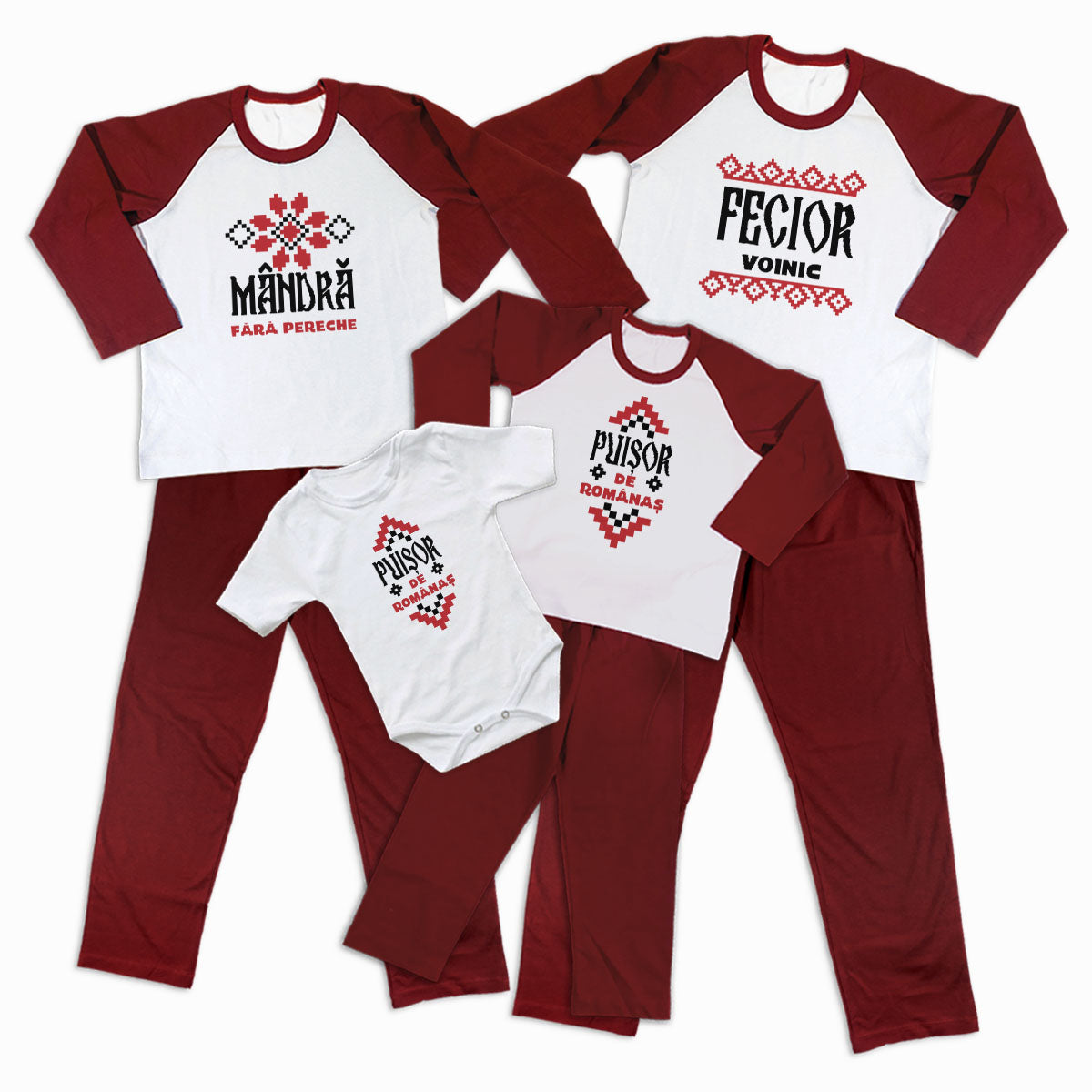 Pijamale Personalizate Familie Traditional 2 1