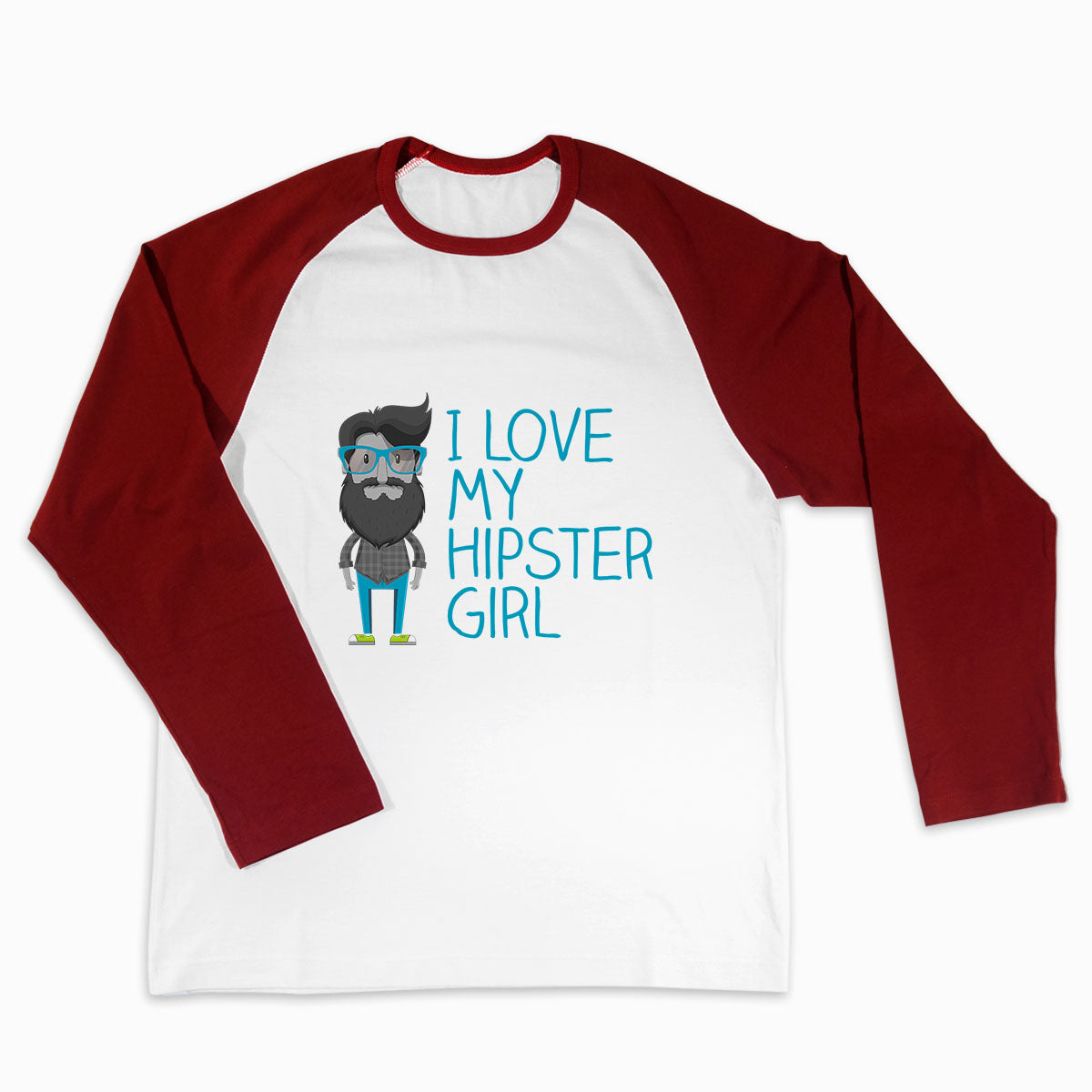 Pijamale personalizate cupluri Hipster Love 2