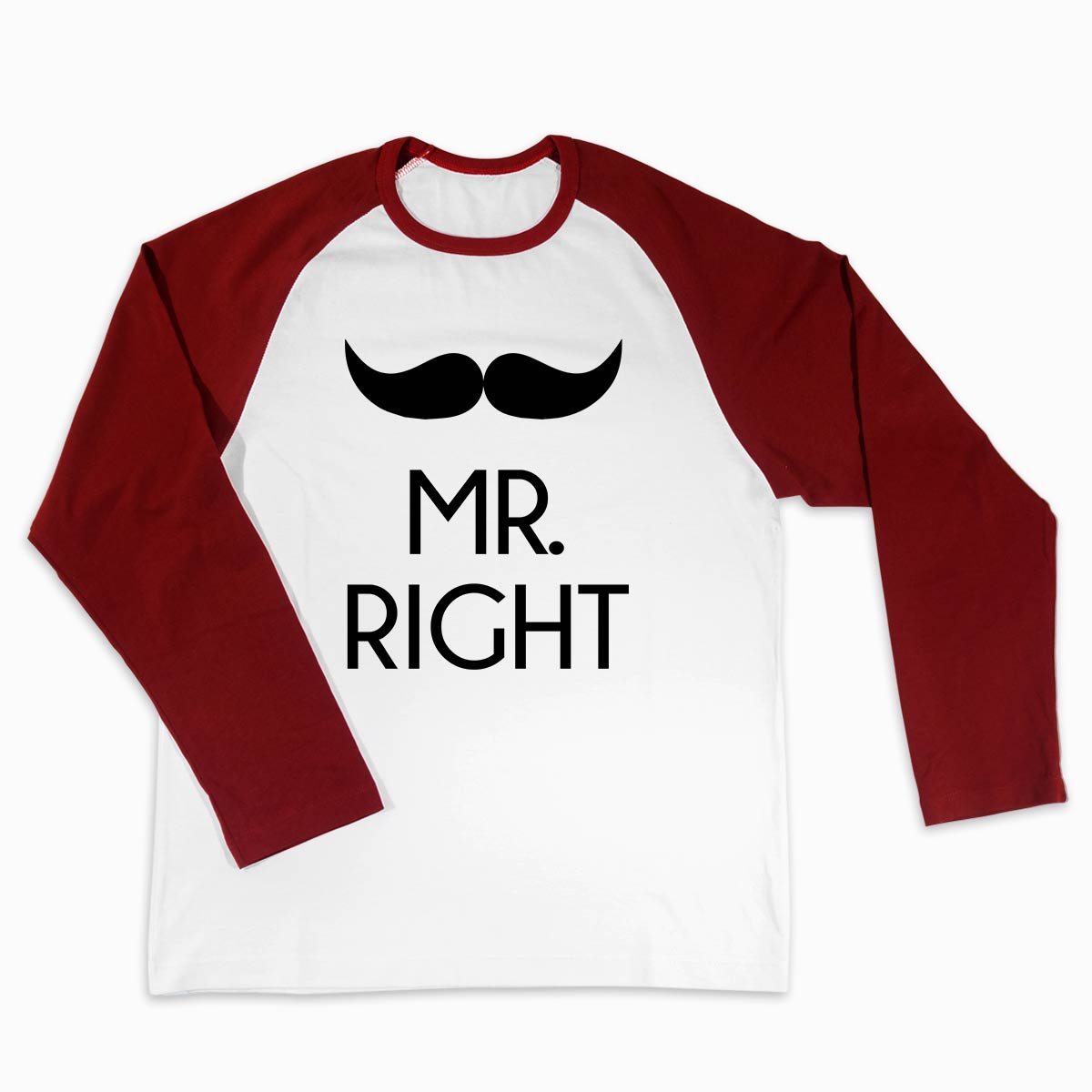 Pijamale personalizate cupluri Mr &amp; Mrs Right 3