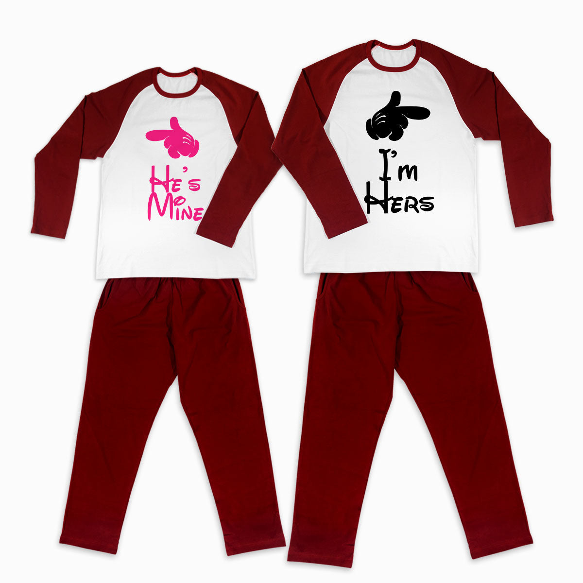Pijamale personalizate cupluri You and Me 1