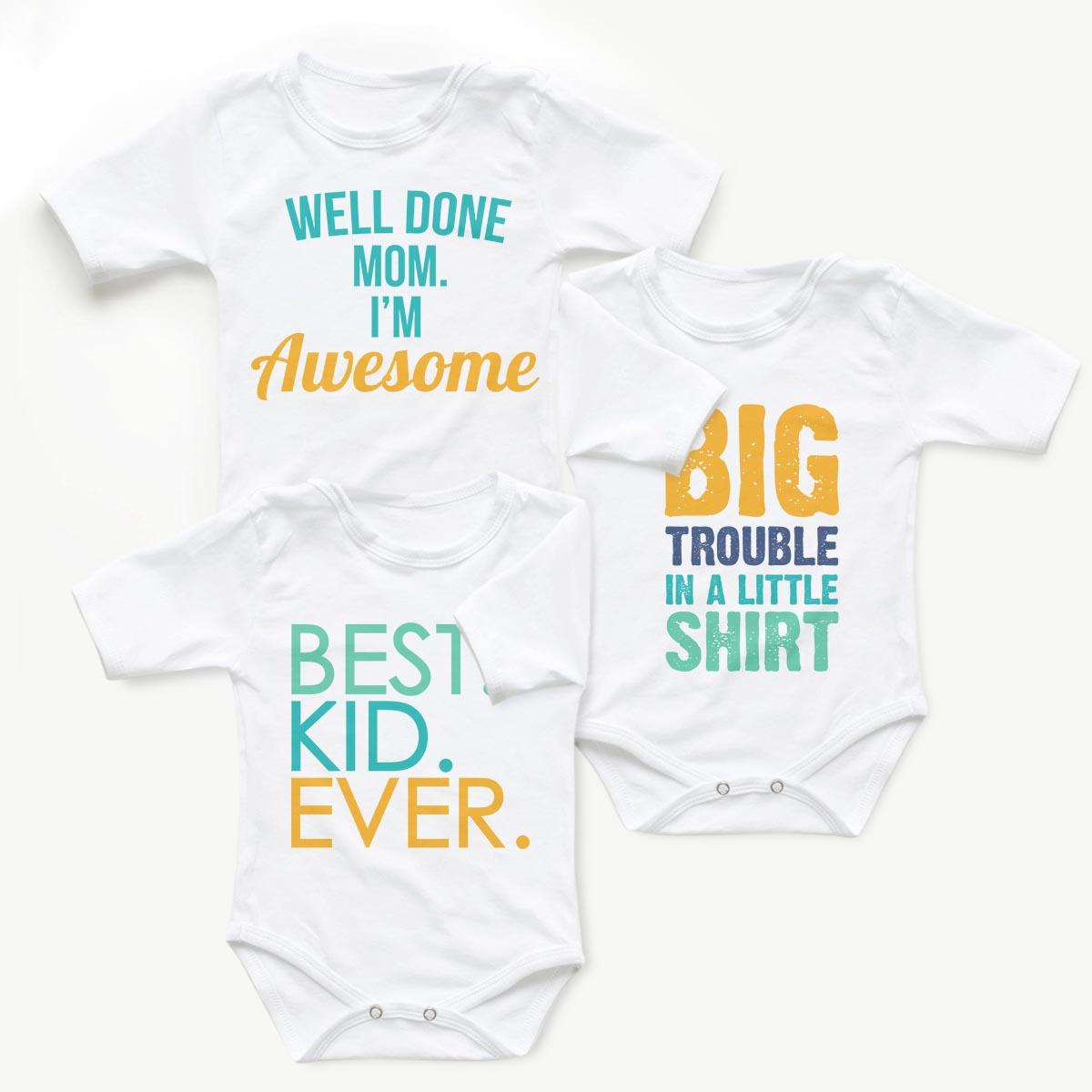Body copii Set body BIG Trouble - baietel1