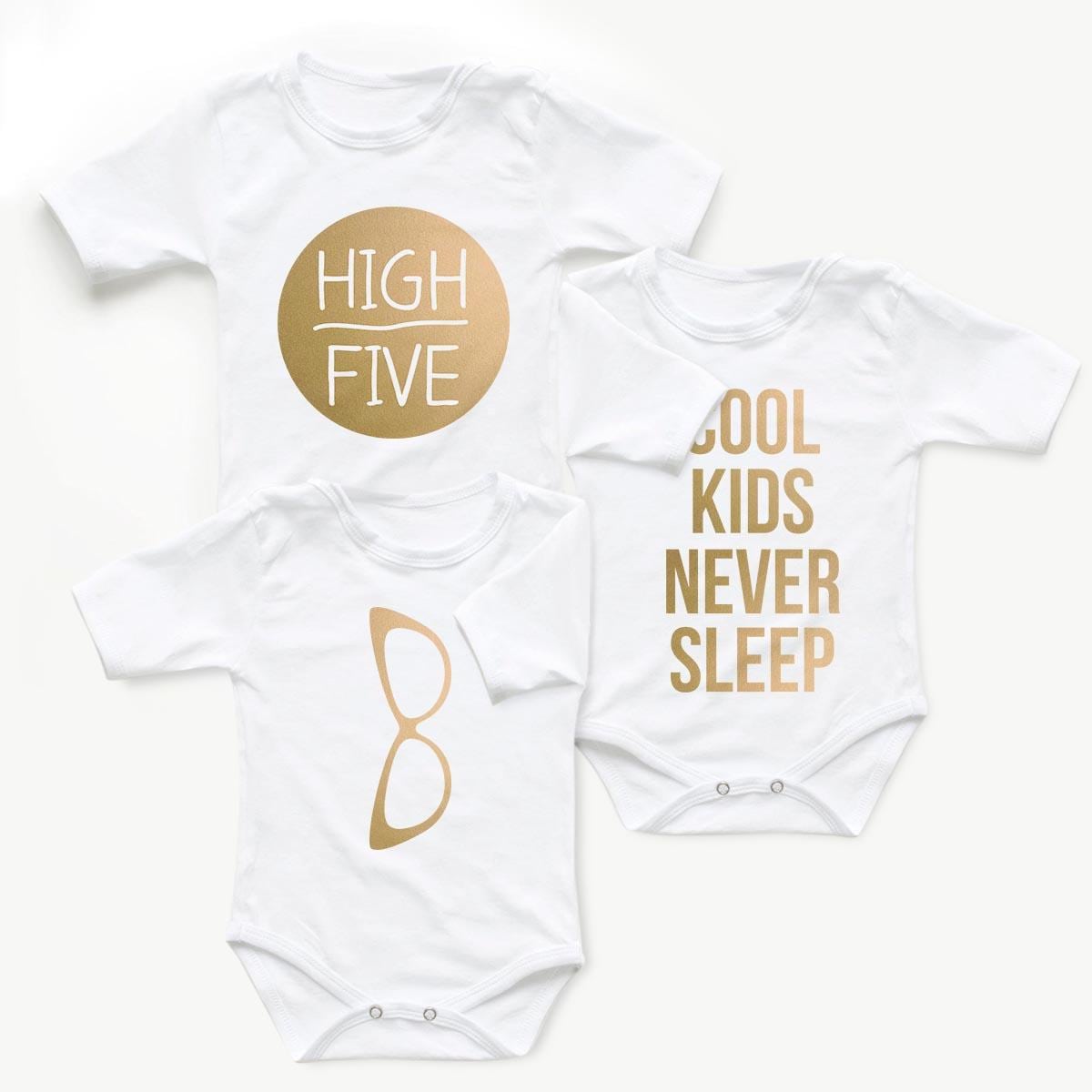 Body copii Set body Cool Kid Gold - fetita 1