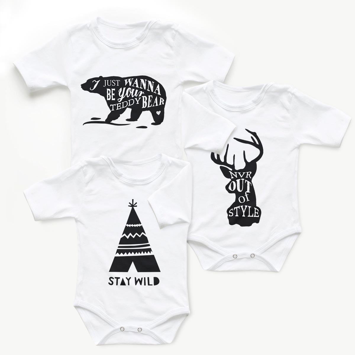 Body copii Set body Stay Wild - baietel 1