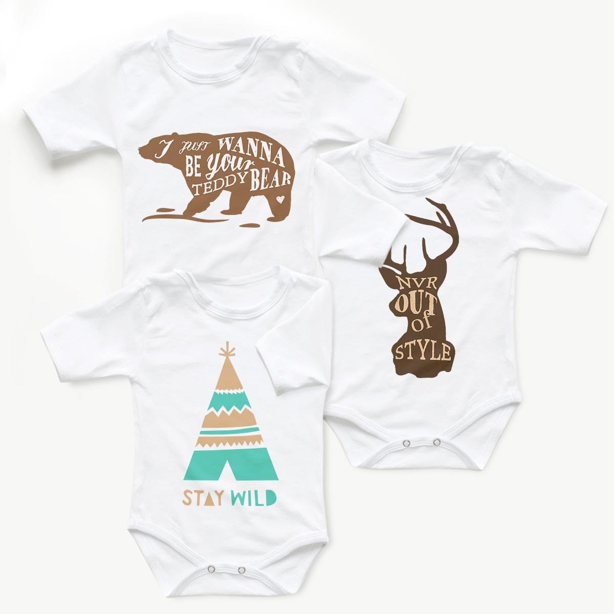 Body copii Set body The call of Nature - baietel 1