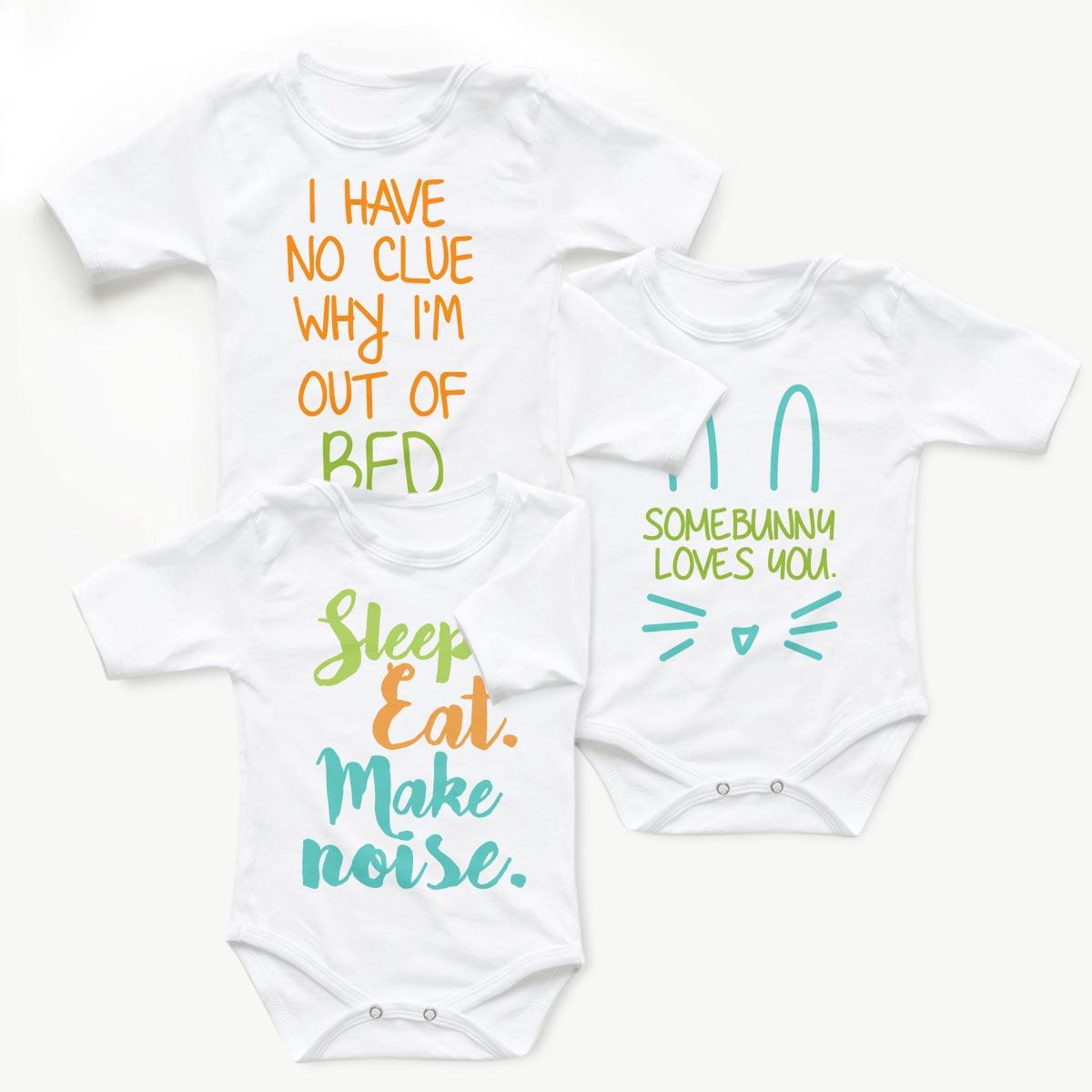 Body copii Set bodyLittle Bunny - baietel 1