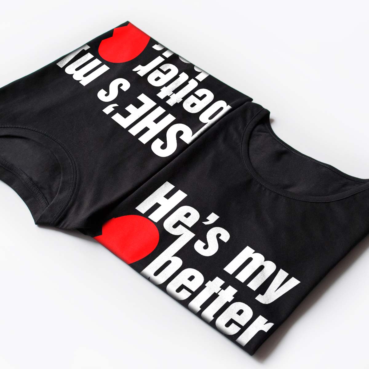 Tricouri cupluri Better Half