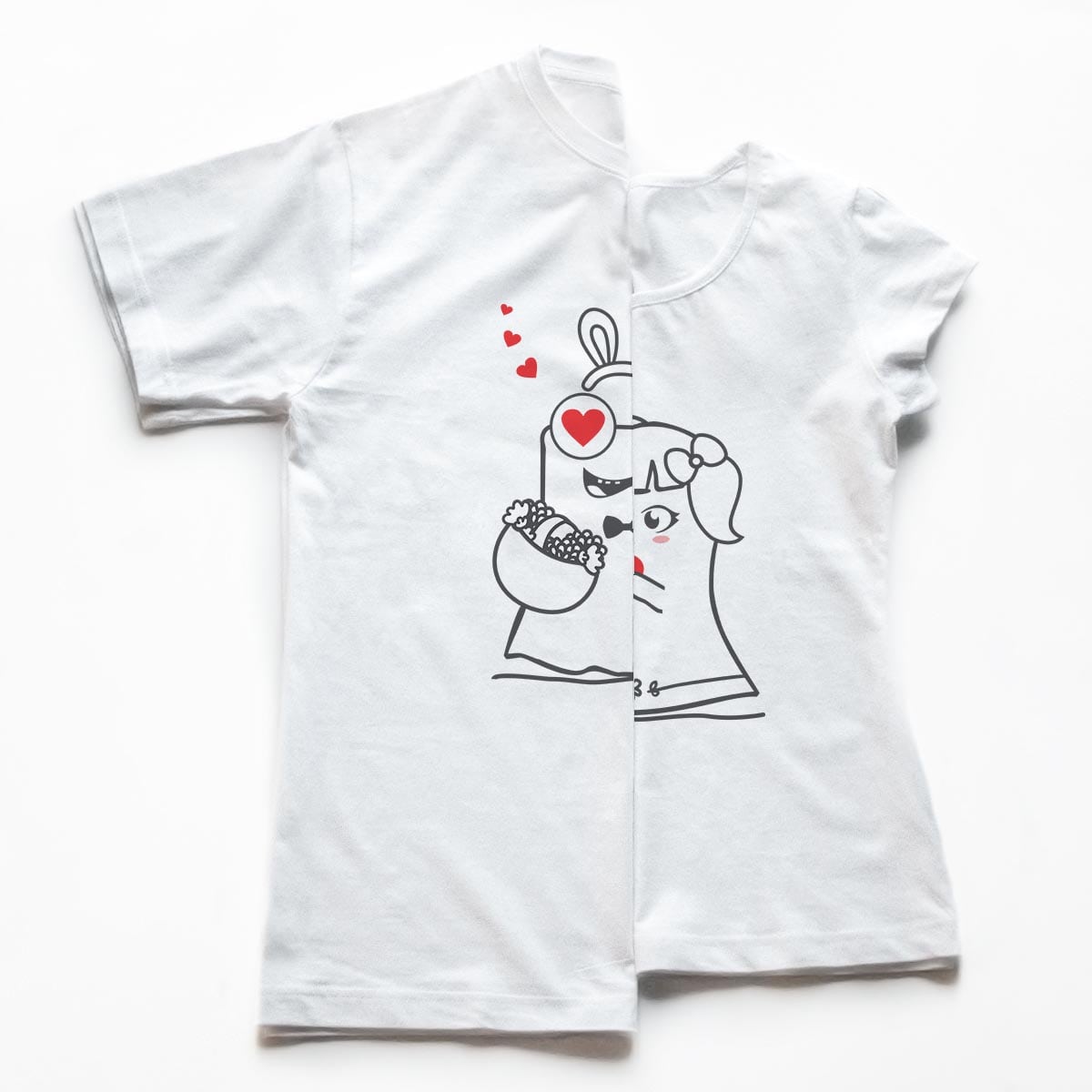 Tricouri cupluri - Bizzi in love 1