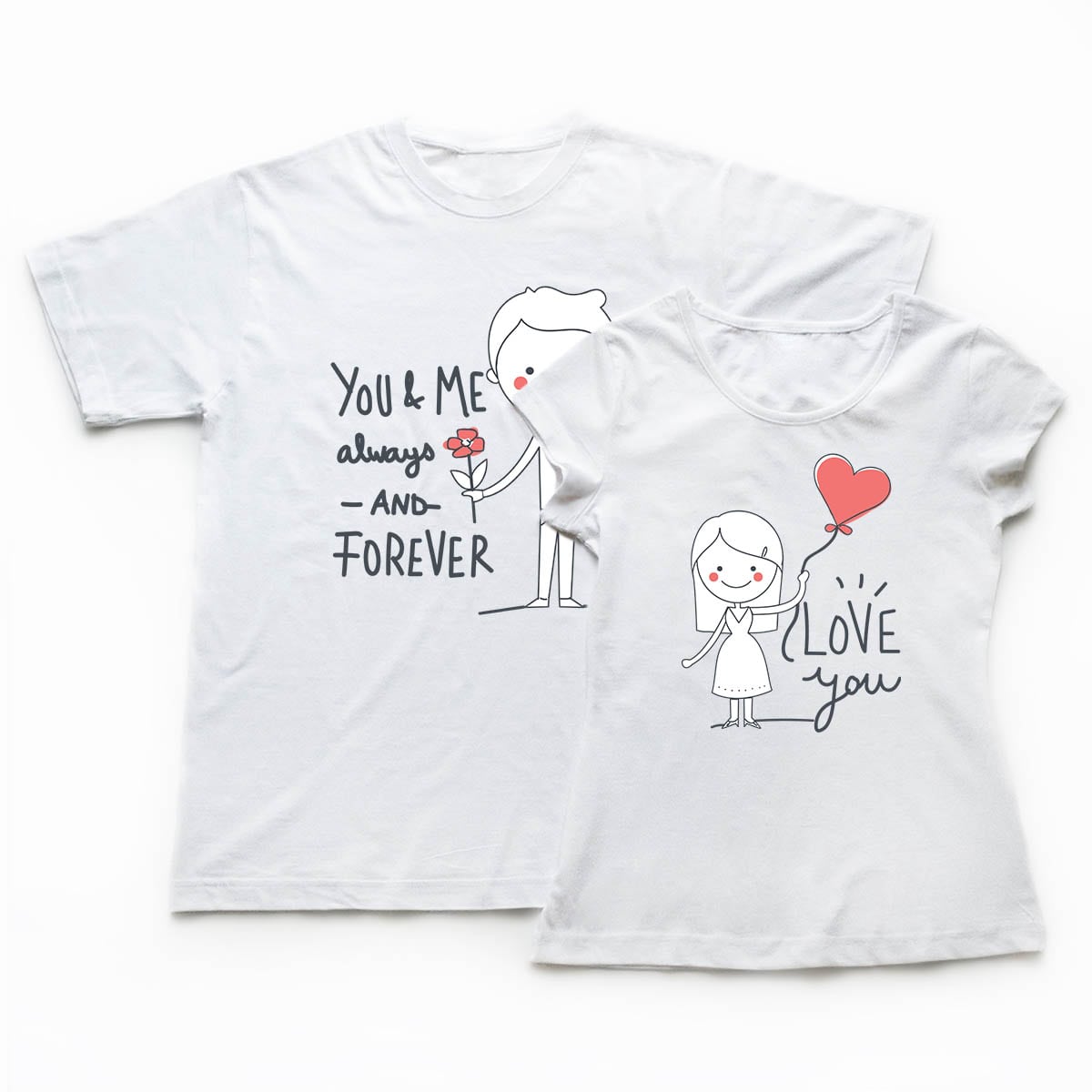 Tricouri cupluri Cute Love1