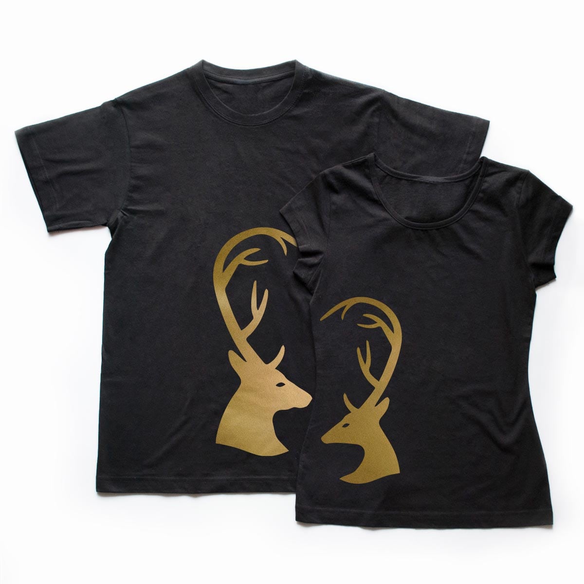 Tricouri cupluri - Deer Love - gold2