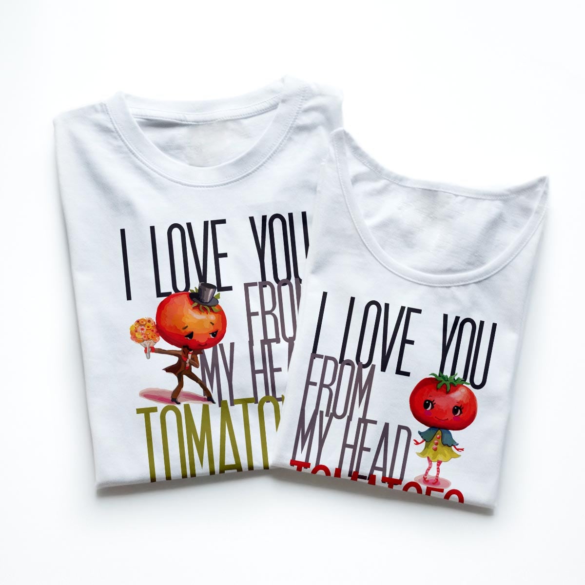 Tricouri cupluri - Din inima2