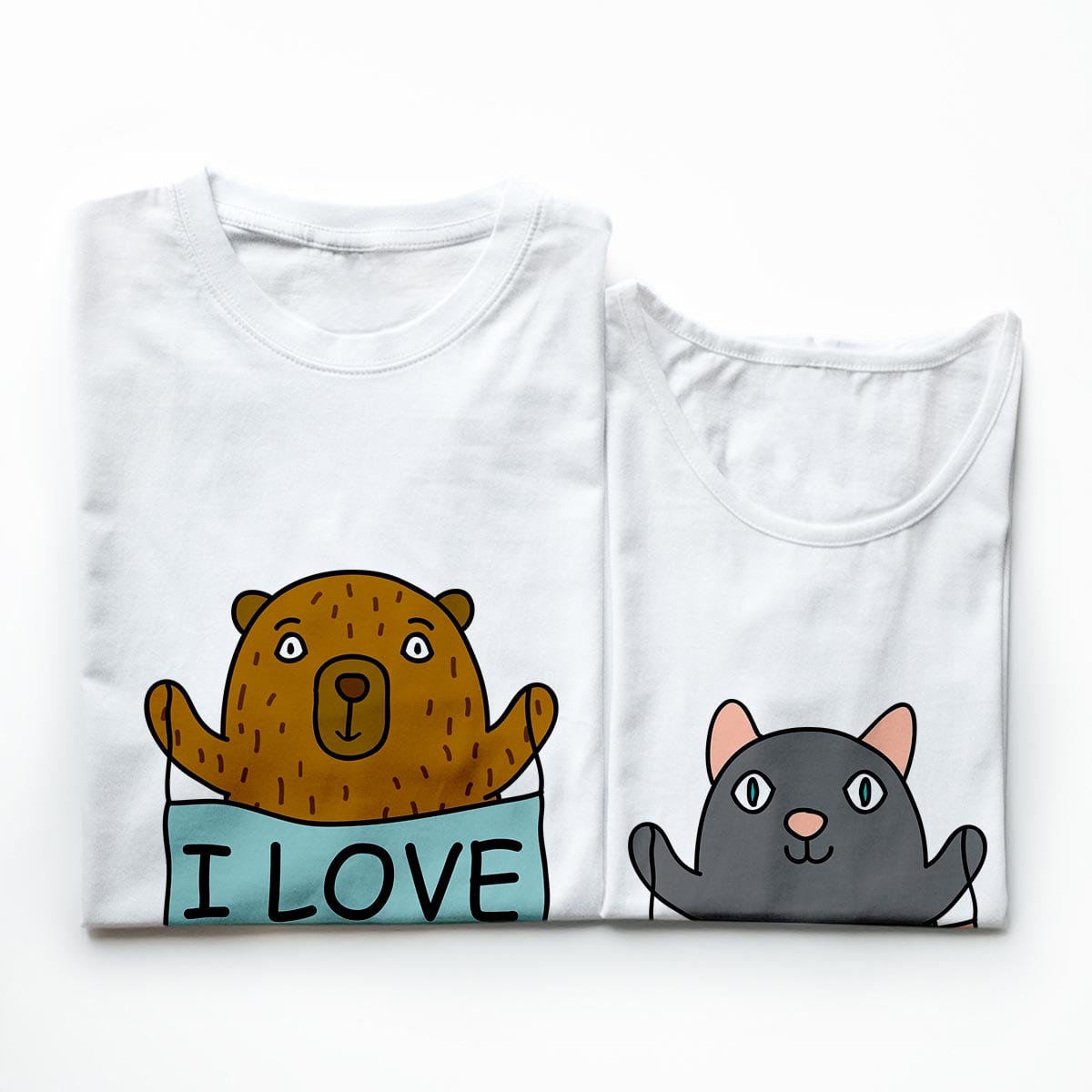 Tricouri ieftine cupluri Funky Love4