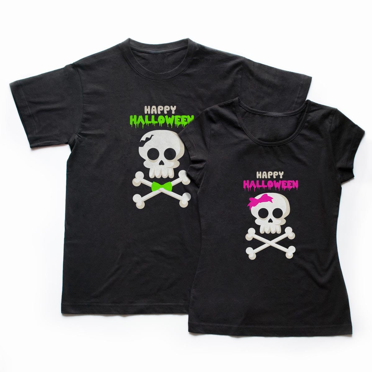 Tricouri cupluri - Happy Halloween 1