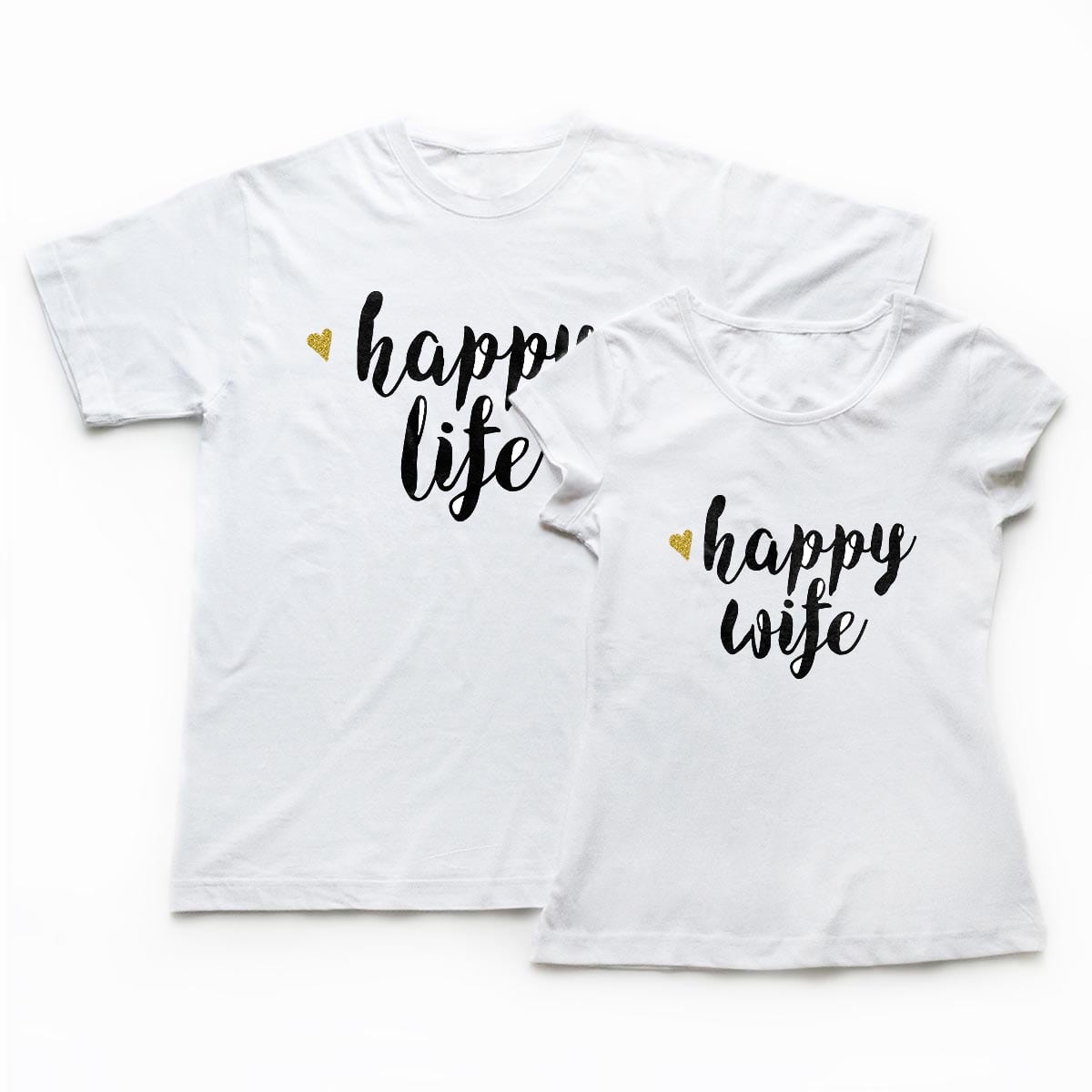 Tricouri cupluri - Happy Life 1