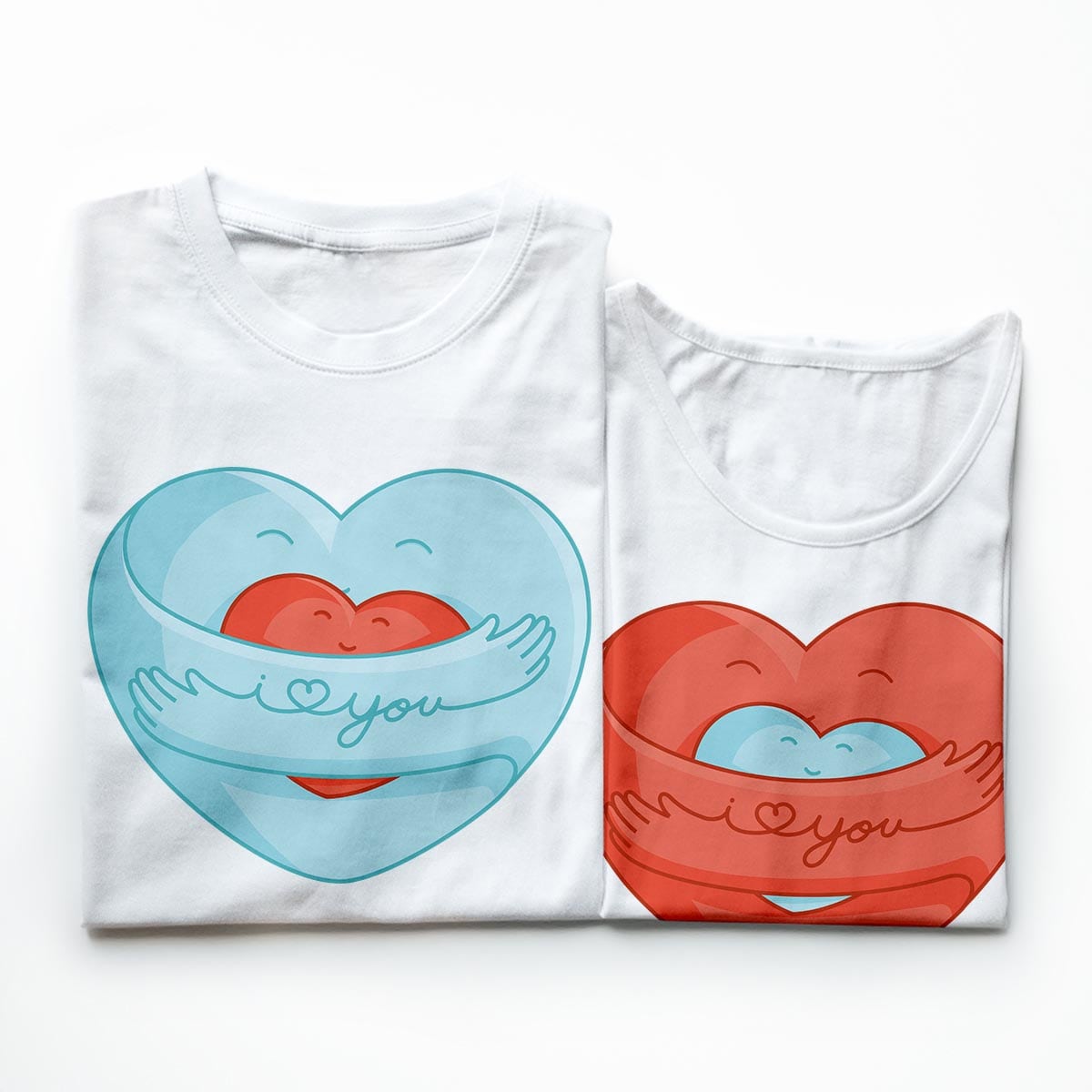 Tricouri cupluri - Hug2