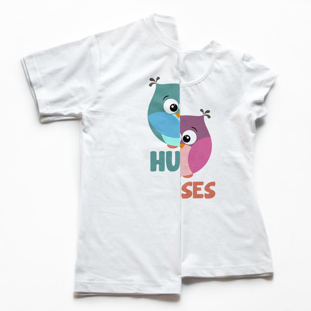 Tricouri cupluri - Hugs and kisses1