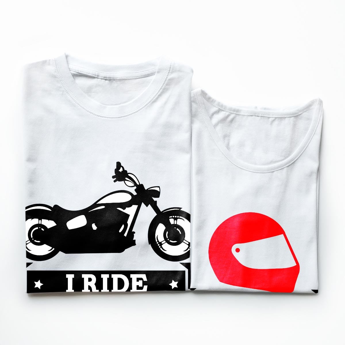 Tricouri cupluri - I ride 1