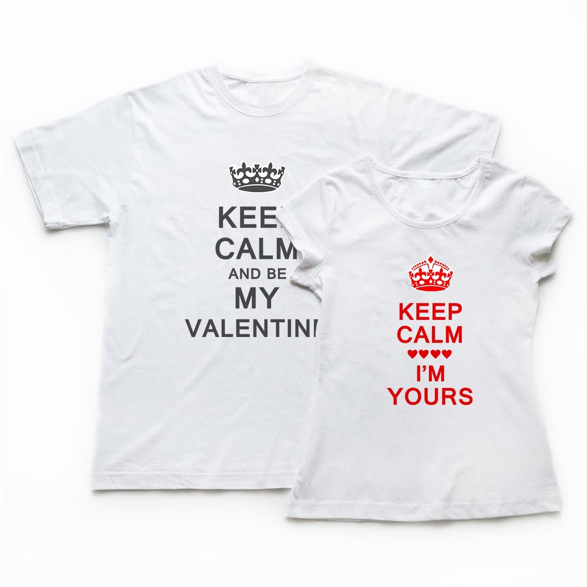 Tricouri cupluri - Keep Calm Love 1