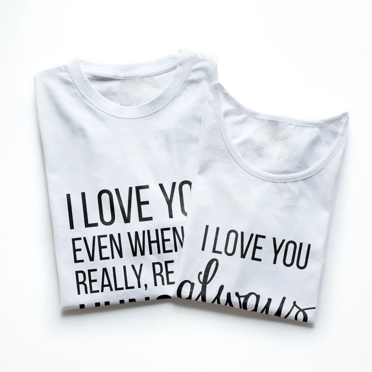 Tricouri cupluri - Love you always 1