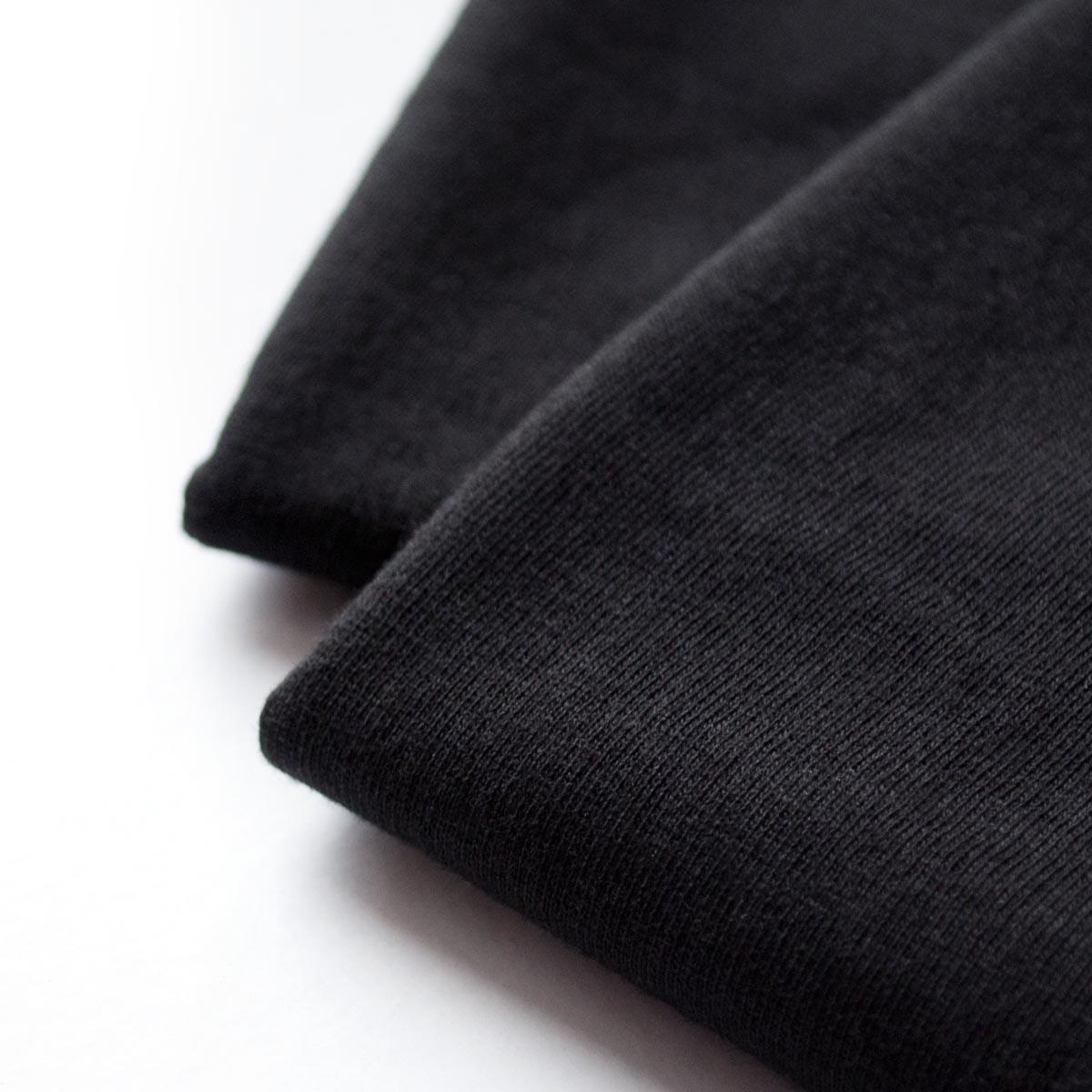 Detaliu textura material, tricouri negre