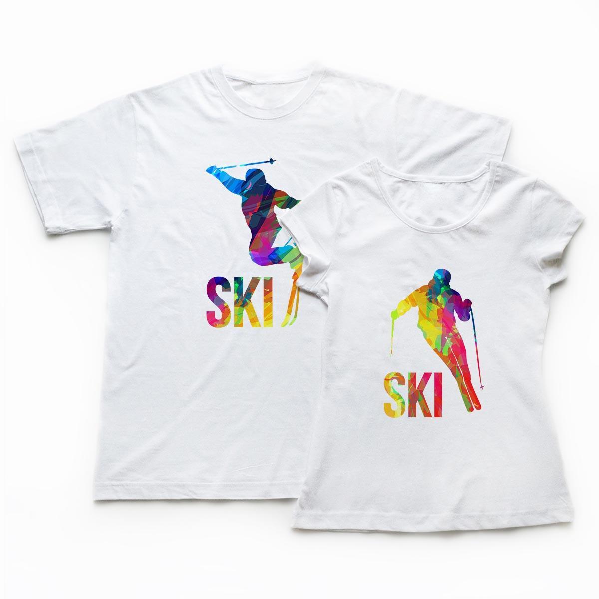 tricouri cupluri - Ski la inaltime 1