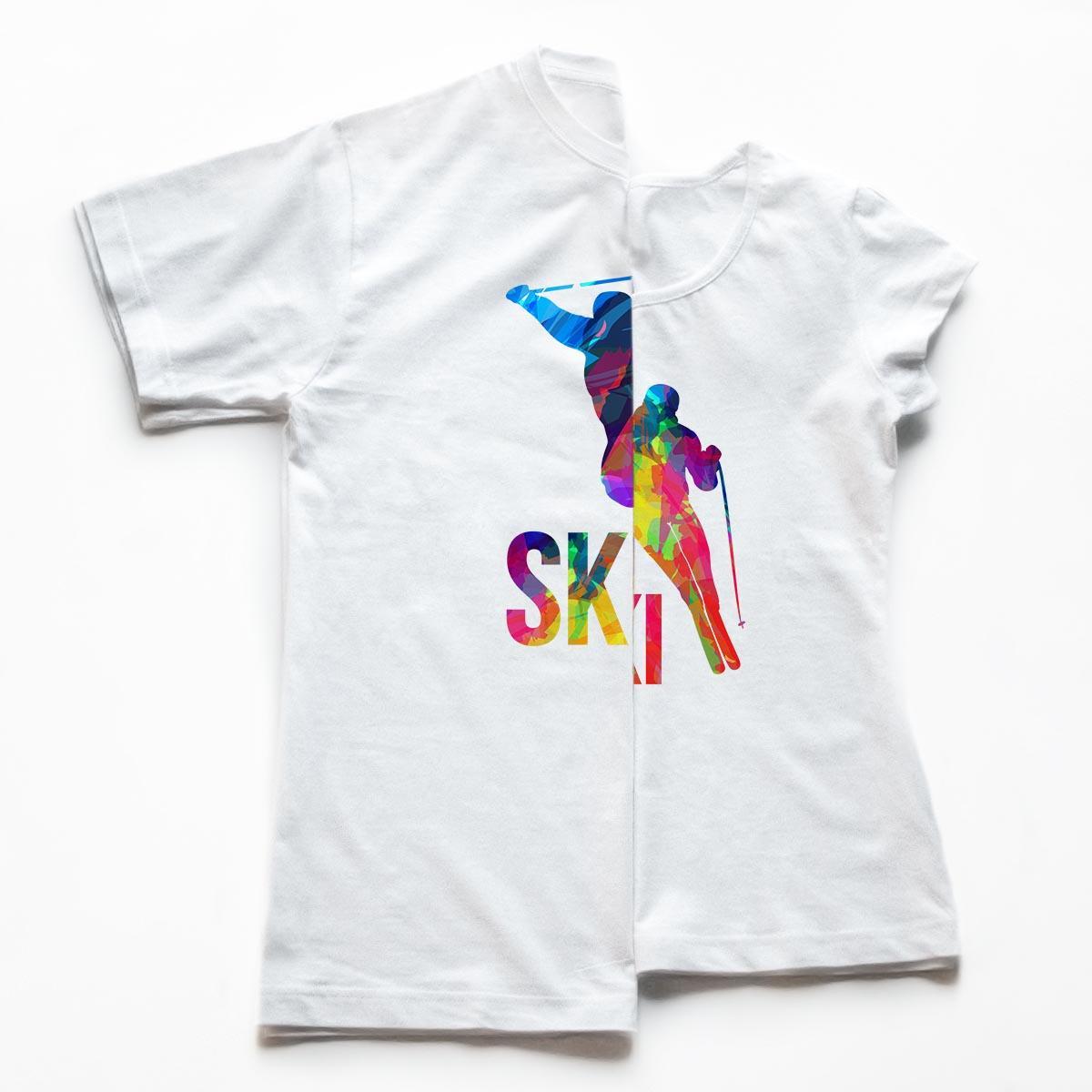 tricouri cupluri - Ski la inaltime 1
