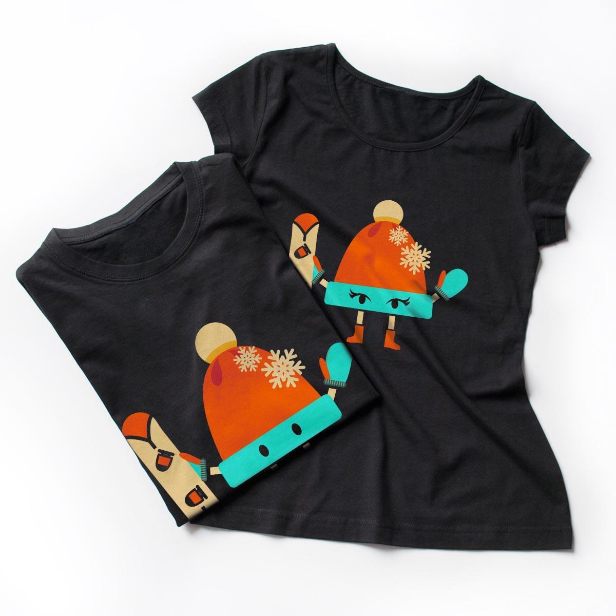 Tricouri cupluri - Snowboard Time 2