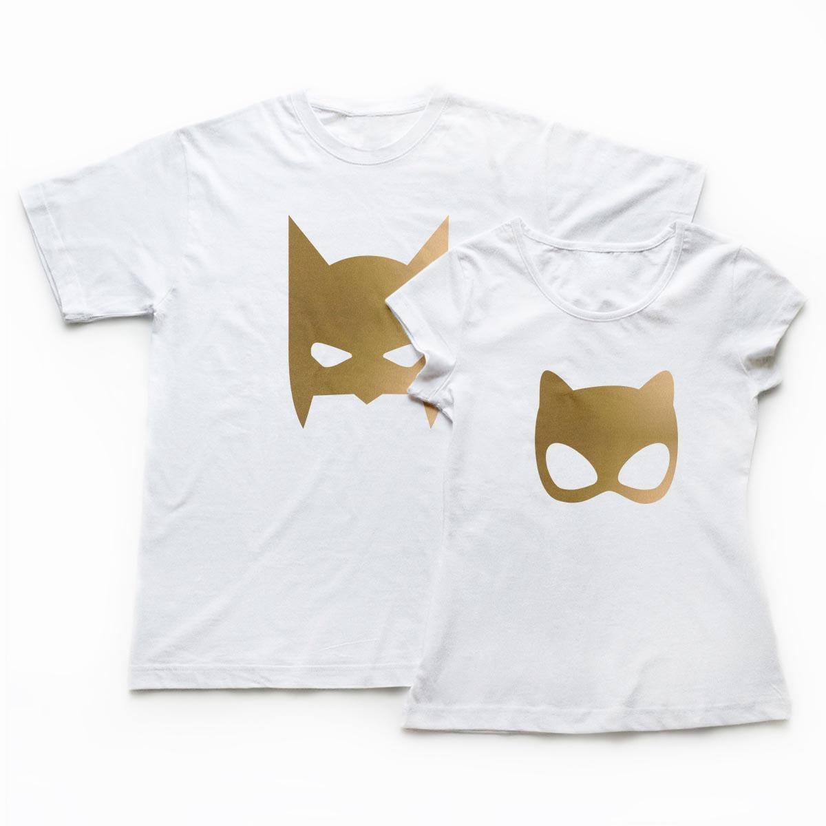 Tricouri ieftine cupluri - Superheroes gold 2