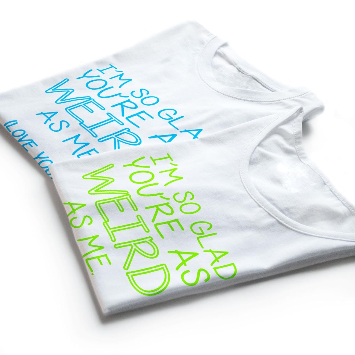 Tricouri cupluri - You are so weird 1