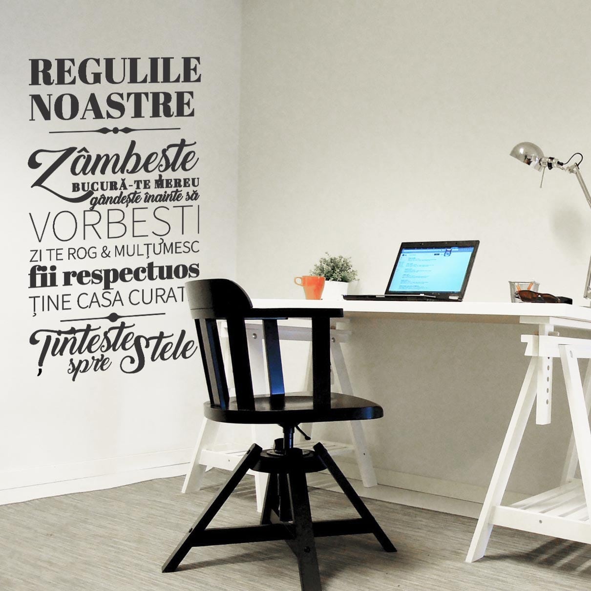 Sticker decorativ_Regulile Noastre 2 1