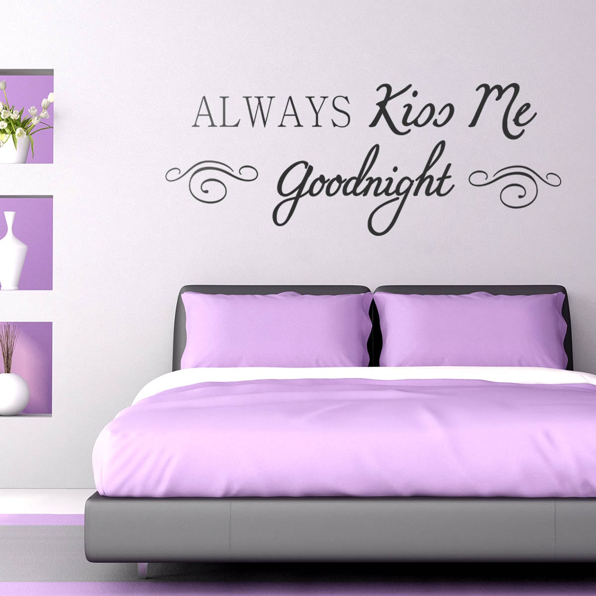 Sticker perete Always Kiss Me Goodnight