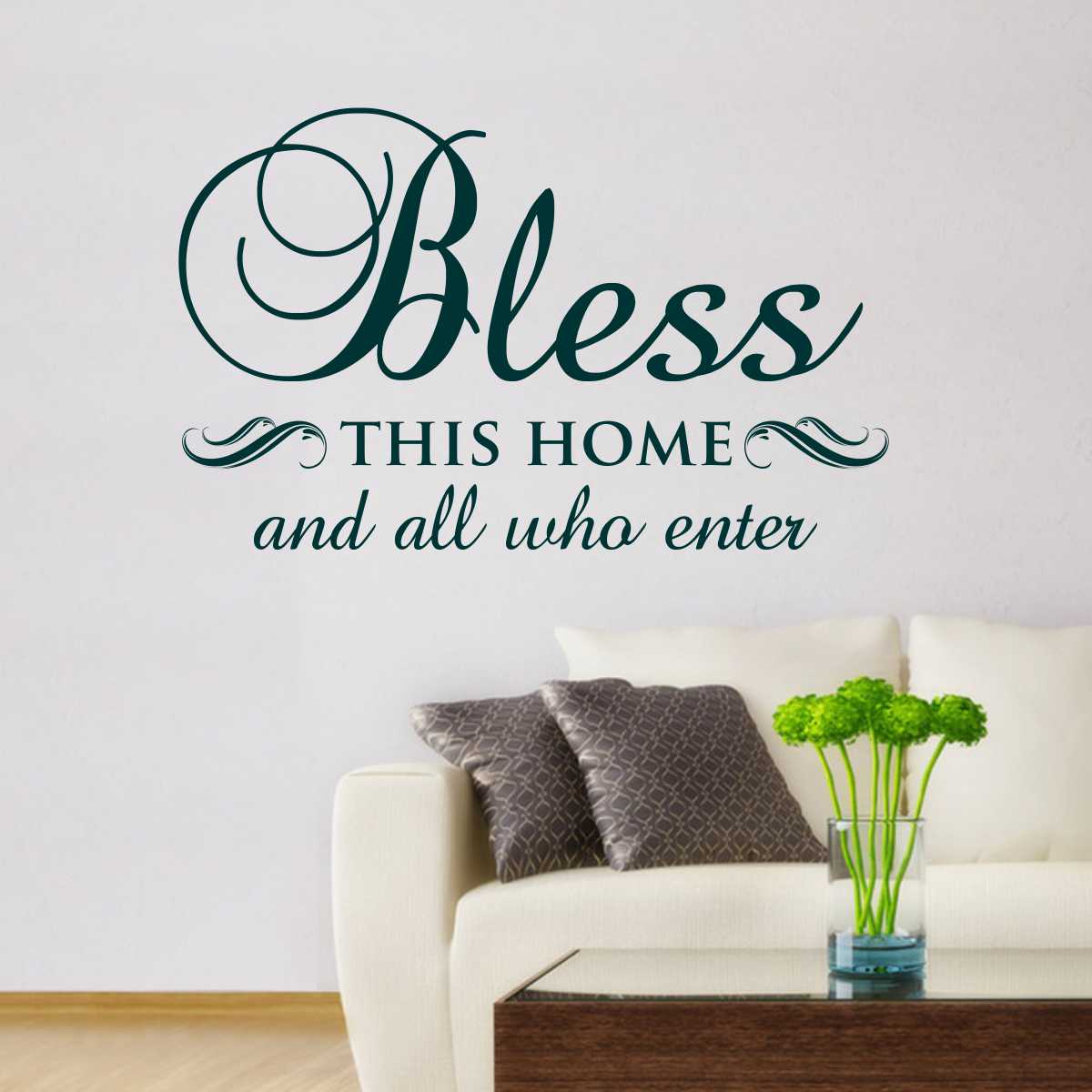 Sticker perete Bless this home 1